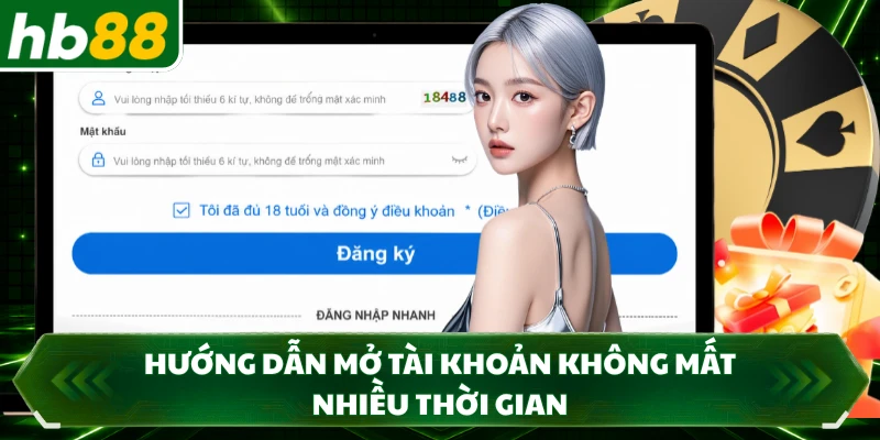 Hướng dẫn mở tài khoản không mất nhiều thời gian 