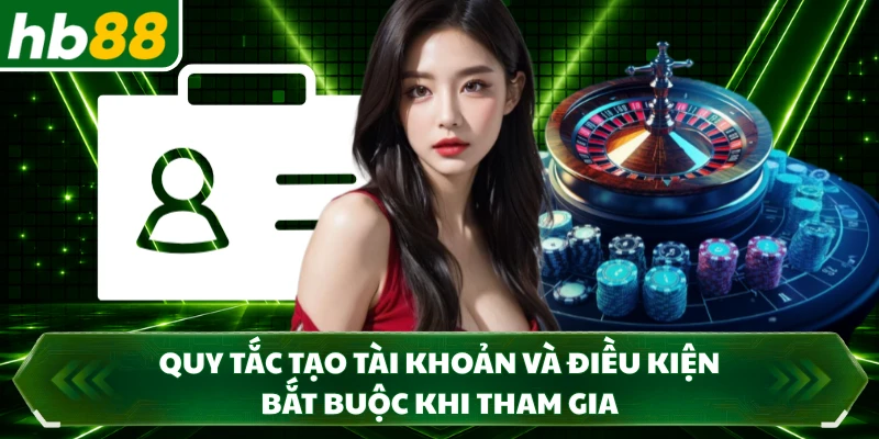 Quy tắc tạo tài khoản và điều kiện bắt buộc khi tham gia 